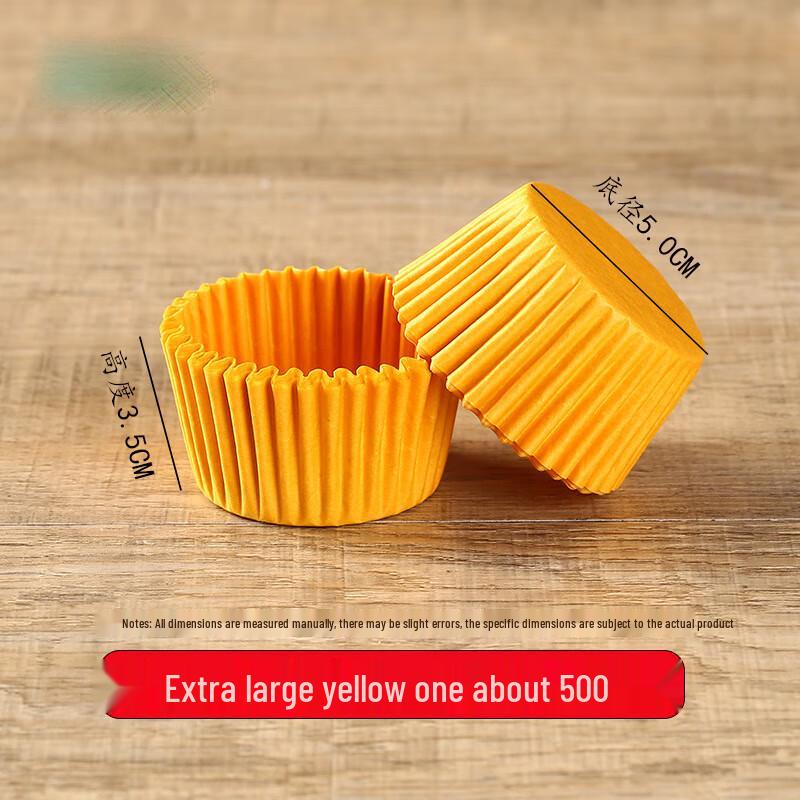 DYMAYKI Greaseproof Baking Paper Cups for Cakes and Mochi