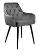 ATLANTA VELVET Graphite Velvet Chair