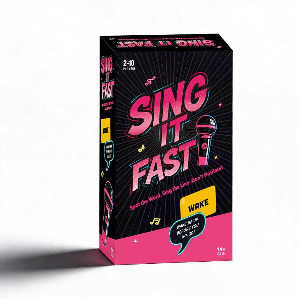 Snatch the Mic Music Party Game Cards, Family Fun Interactive Board Game, Viral TK Party Toy for Adults and Kids