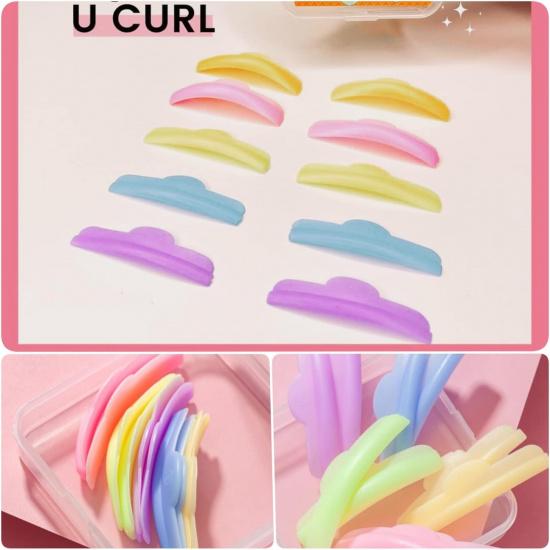 Lash Lift Pads Eyelash Perm Rods Silicone Lash Lifting Curler, Lash Lift Shield Rods, Soft Pads for Lash Lamination Reusable Lash Lifting Shield Pads