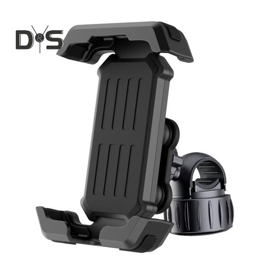 

Универсальное крепление для телефона на велосипед, противоударное гаситель вибрации для горного электровелосипеда, скутера, быстросъемный держатель без инструментов с технологией воздушной подушки, подходит для 4.7-7 чёрный