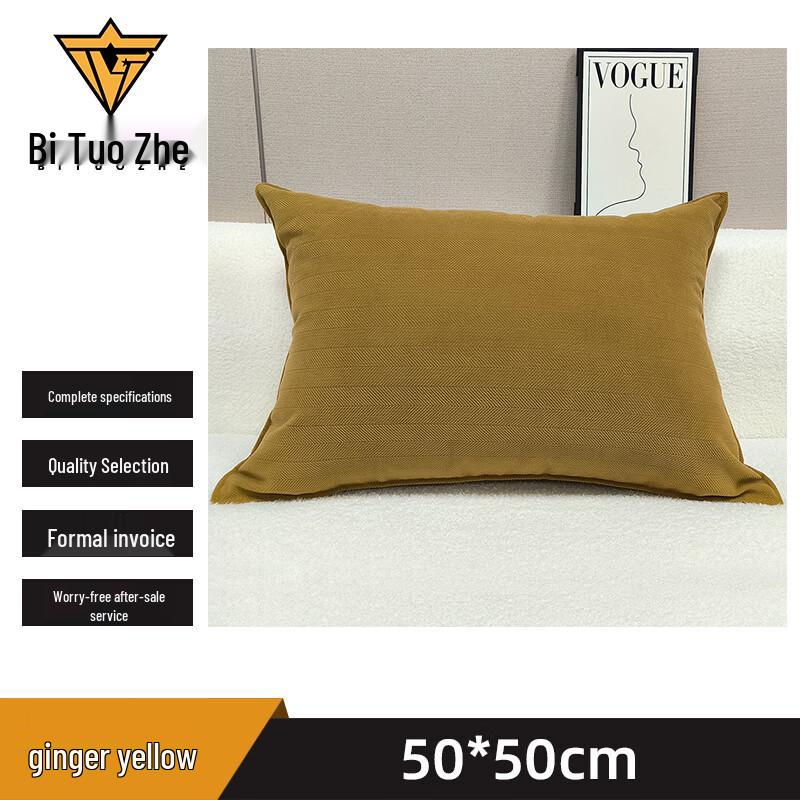 Bituozhe Chenille Throw Pillow with Insert