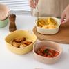 Nordic Style Binaural Air Fryer Ceramic Baking Bowl Household Microwave Oven Oven Special Bowl Noodle Bowl Soup Bowl Salad Bowl