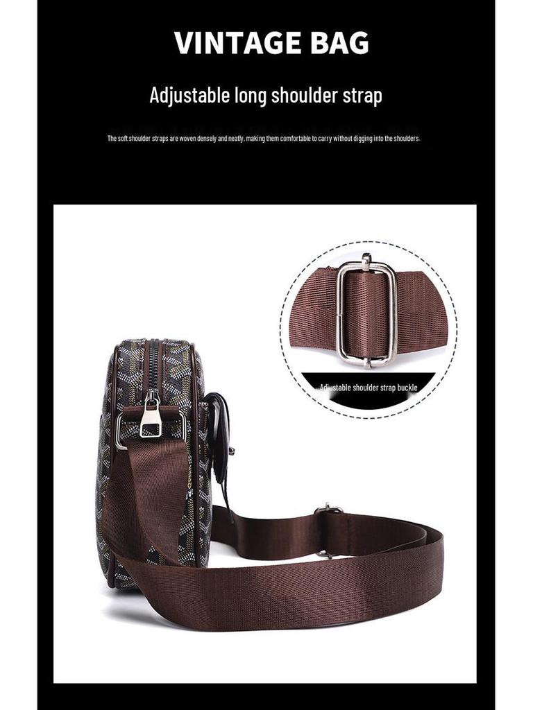 Men's Multifunctional Crossbody Phone Bag: Outdoor Casual Shoulder Bag for Work, Commute & Travel