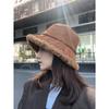 Womens Winter Fashionable Bucket Hat Plush Lambswool Fabric For Stylish And Outfits Warm