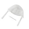Hair Coloring Highlighting Hat Silicone Reusable DIY Hair Dyeing Hat Tool for Beauty Salon White