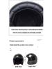 Forged Carbon Fiber Three-Quarter Retro Motorcycle Helmet 