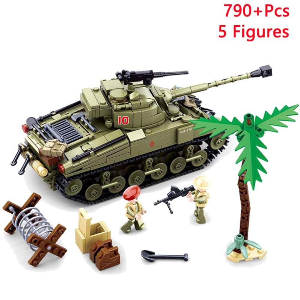 Militär ww2 Kanone Sturmpanzer Kampfpanzer Auto LKW Armee Waffe Bausteinsets Modell König Kinderspielzeug Geschenk