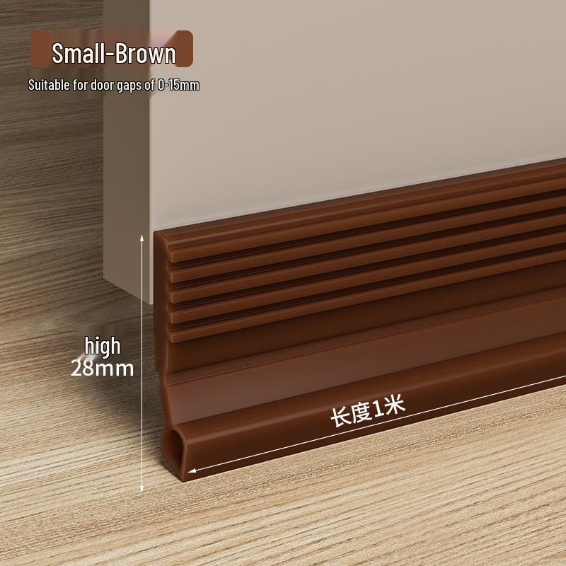 Self-Adhesive Door Bottom Seal: Soundproof, Windproof, Waterproof, Cockroach-Proof, and Anti-Theft Barrier
