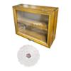 Wooden Cabinet Action Figures Display Shelf Desktop Display Box Toy Doll Organizer for Countertops Closets Pantry Sweeteners