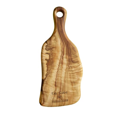 Fabslabs FAB SLABS Cutting Board Paddle, Natural Camphor Wood (Small)