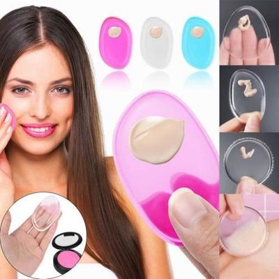Esponja de gel de silicona aplicador de maquillaje base de maquillaje belleza