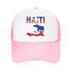 Haiti Flag Map Haitian Pride Mesh Baseball Caps Unisex Sport Trucker Worker Cap  Hat Adjustable Summer Trucker Hat