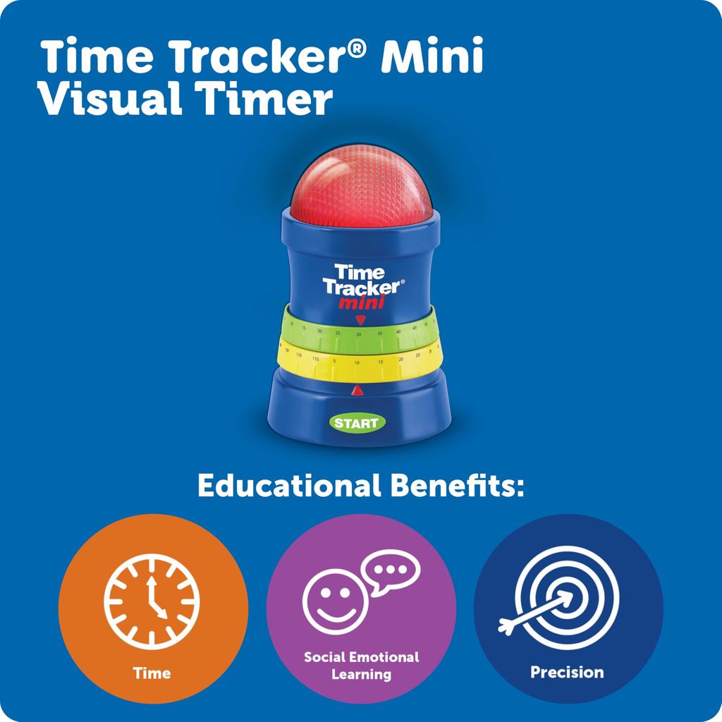 Learning Resources Time Tracker(R) Mini Light-Up & Sound-Activated Mini Timer LER 6909