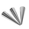 3pcs Pack Stainless Steel NOn Stick Dessert Cannoli Croissant Tubes Baking Tool Mold (L)