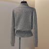 Women's V-Neck Shimmer Knit Pullover