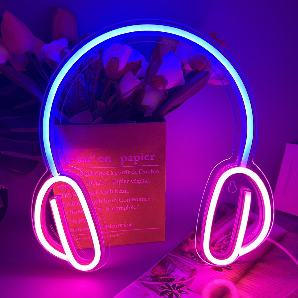 Neon Game Console Crown Bear Claw LED Light – Decorative Net Celebrity Mood Light