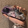 Funny Monkey Hard Phone Case For IPhone 14 15 11 12 13 16 Pro Max 7 8 14 15 Plus 12 13Mini X XS Shockproof Slim Trendy  Cover