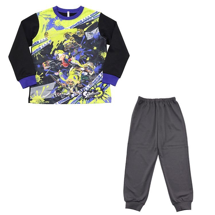 Splatoon Glowing Cardboard Knit Pajamas 571