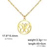 Butterfly Pendant Necklace for Women Stainless Steel Necklace Jewelry Clavicle Chain Ladies Wedding Gifts Accesorios Para Mujer