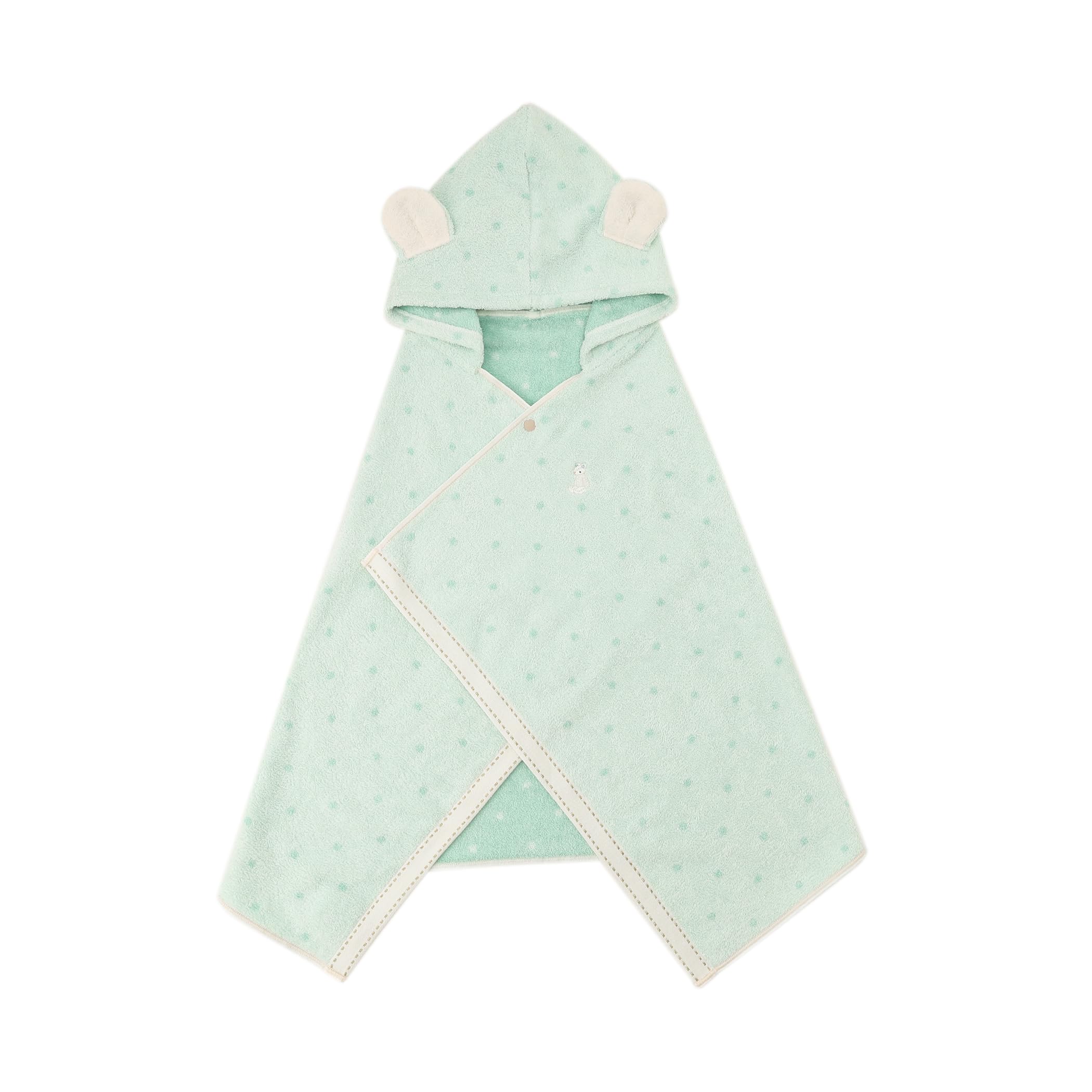 

Afternoon Tea Living HY32 Bear Hooded Bath Towel, Blue