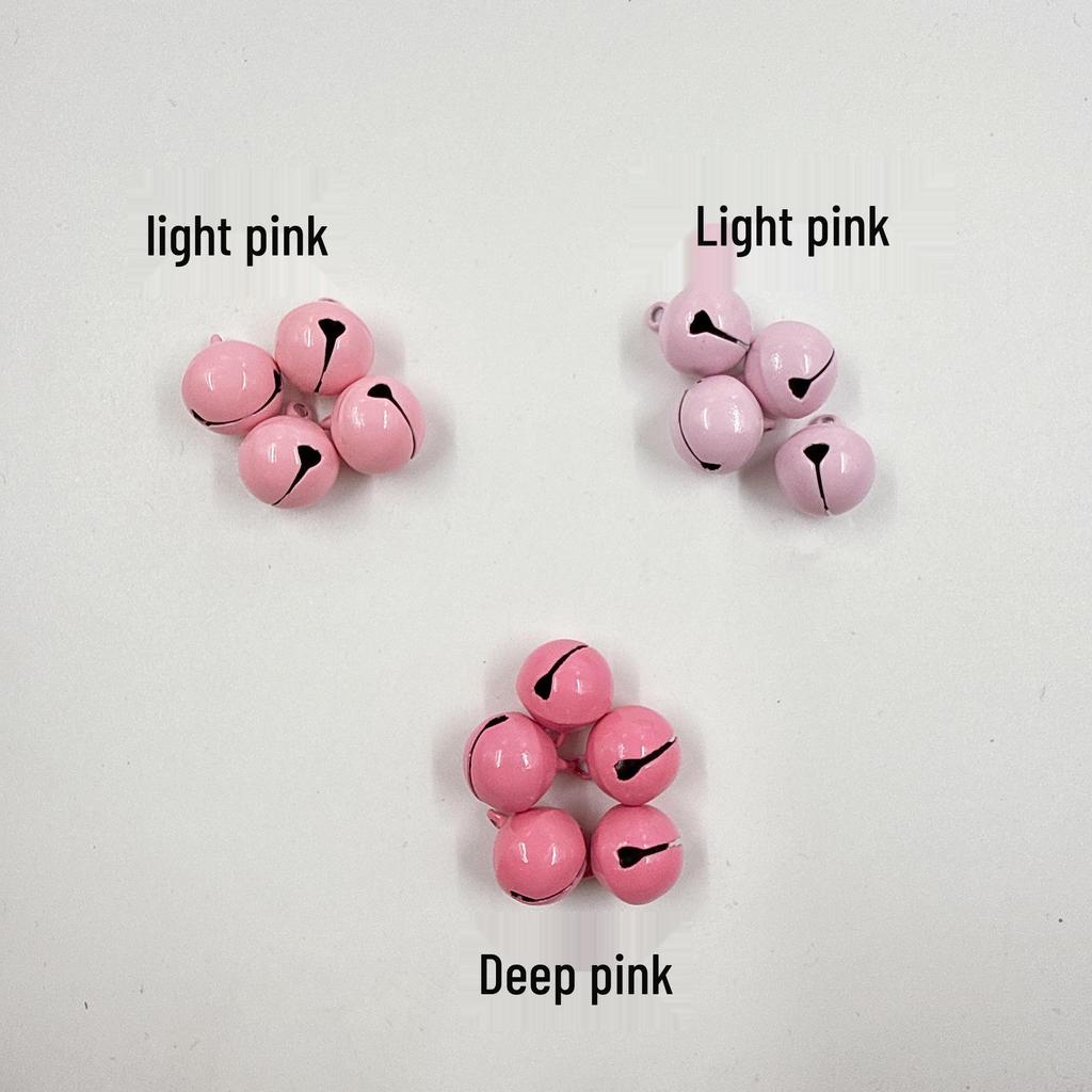14mm Candy Color Painted Metal Bell Keychain Pendant - DIY Jewelry Accessory
