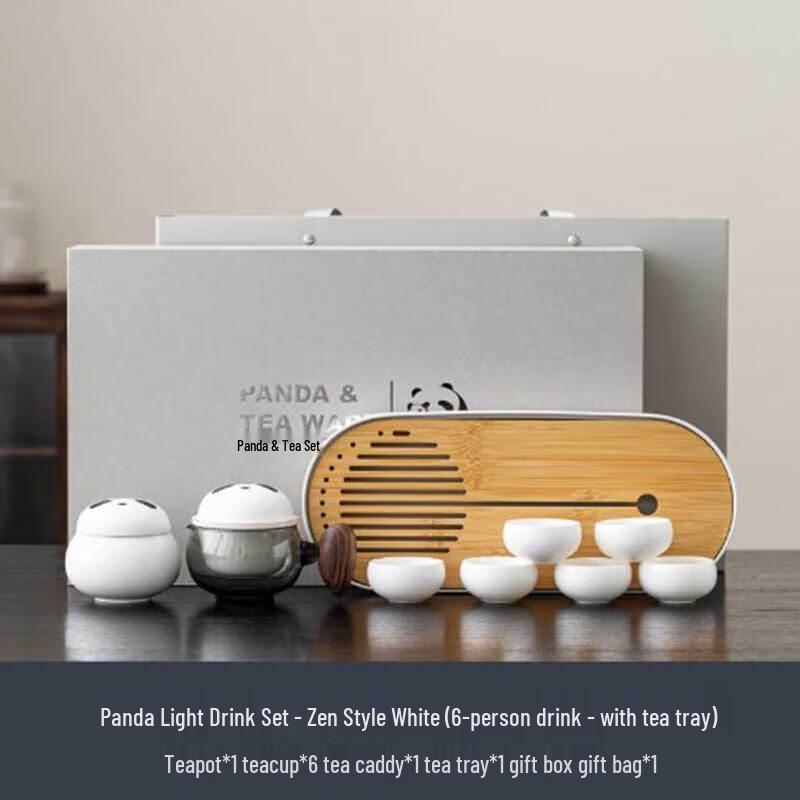 LIU Panda Ceramic Tea Set