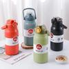 Big Belly Thermos Mug Large Capacity 304 Stainless Steel High-value Children's Straw Water Cup Outdoor Portable Water Bottle