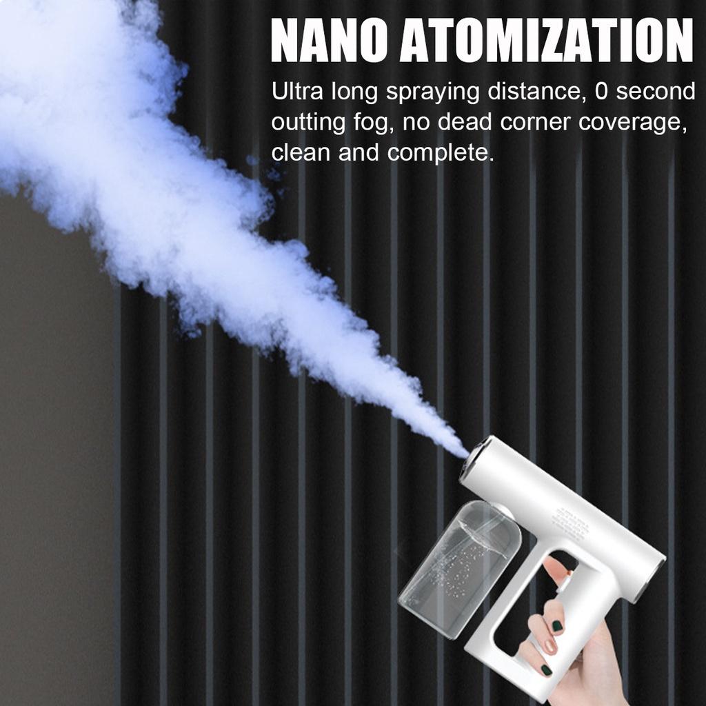 Wiederaufladbarer tragbarer kabelloser USB-Nano-Desinfektionssprüher Vernebler Sprühgerät 13W 250ML