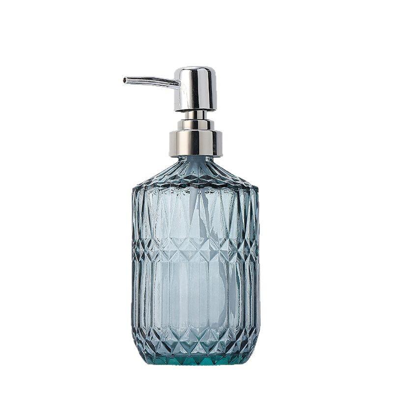 Luxurious Large-Capacity Glass Hand Soap and Shower Gel Dispenser Bottle