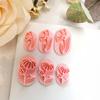User Friendly Clay Leaf Molds with Anti Adhesive Surfaces Crafting Clay Molds for Creative Projects and Gift Making