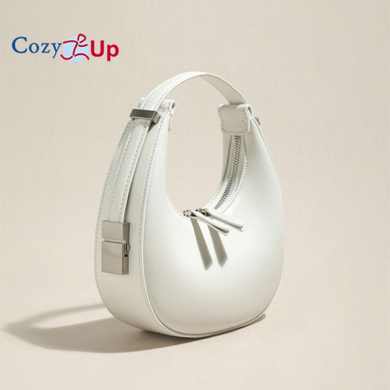 Cozy Up Crescent Moon Bag Single Shoulder Underarm Bag Women's Saddle Bag