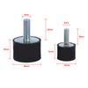 4Pcs M8/M6 Rubber Mounts Shock Absorber Anti Vibration Silentblock Bobbins Isolator Rubber Mounts Absorber Vibration Mounts