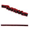 Tiuimk Elastiband Resistance Loop Bands 8 Gym Yoga Exercise Stretching Women Workout 90cm 15kg (Red, 90x4cm)