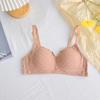 Sweet Breathable Girlish Style Push-Up Bra Wire-Free Seamless One-Piece Thin Cup Underwear