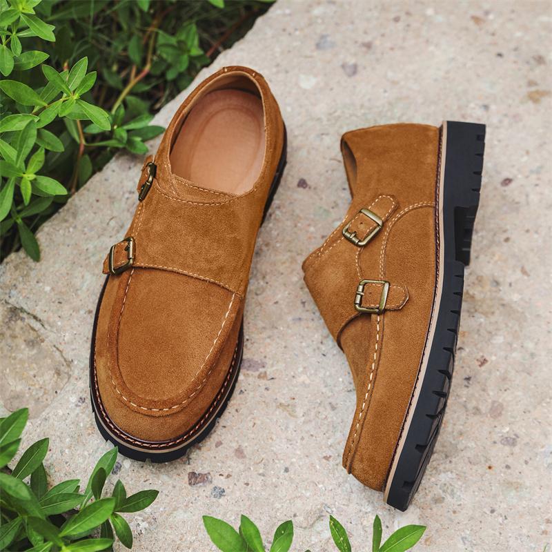 Fashion Suede Leather Man Casual Shoe Office Soft Loafers Classic Designer Slip on Flats Leisure Walk Mens Driving Shoes Soft Moccasins