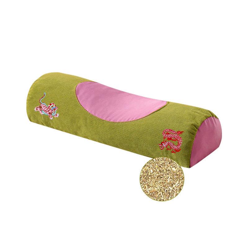 Mugwort Sleep-Aid Cervical Pillow: Herbal Neck Support & Waist Cylindrical Cushion