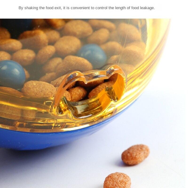 Cat Food Feeders Ball Interactive Fun Bowl Pet Toys Tumbler Kitten Shaking Leakage Ball Cats Accessories Dog Products