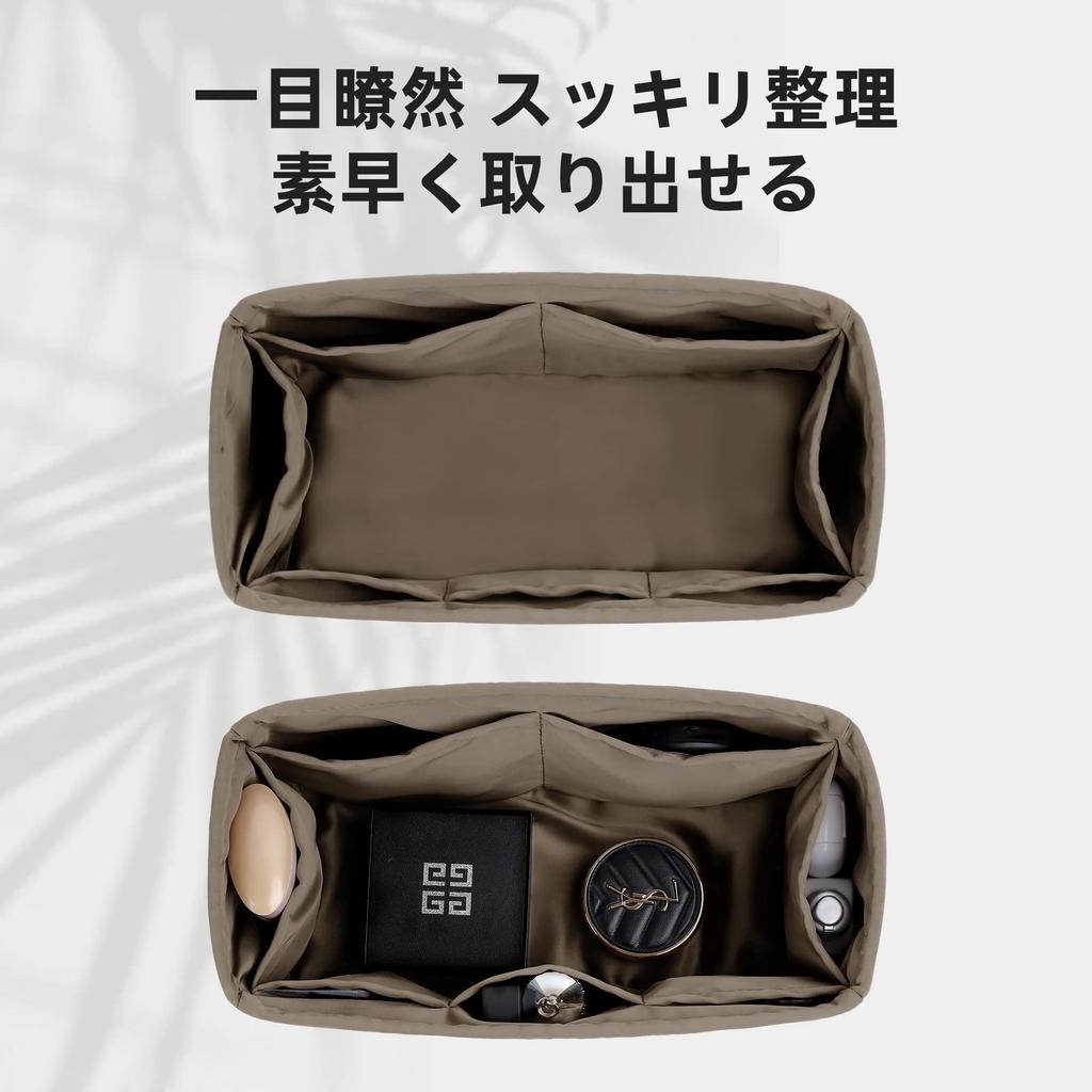 DGAZ luksusowa satynowa torba tote z wewnętrzną przegródką torba Birkin-in-back 25/30/35/40Torby (Taupe, BK40)