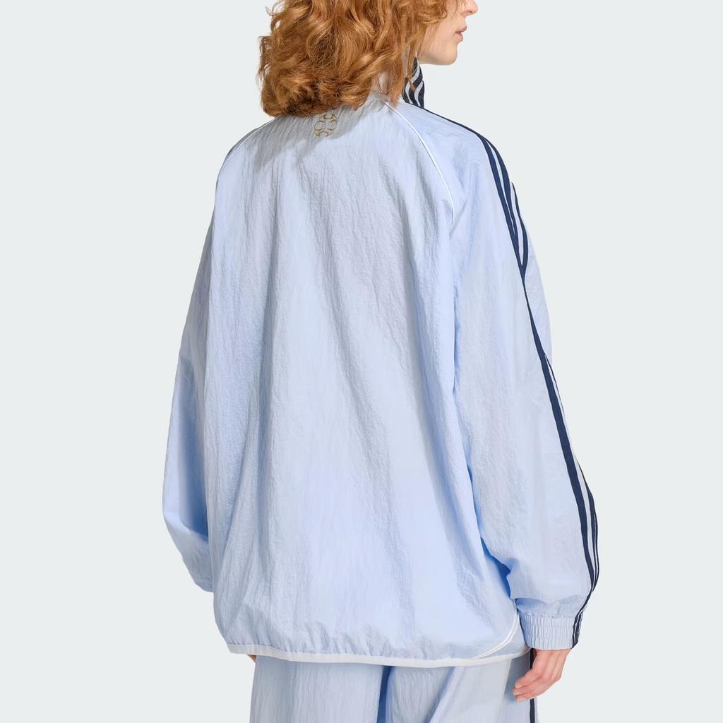 Adidas Teamgeist 2.0 Tracktop Three Stripes Zip High Neck Warm Long Sleeve Jacket Women jackets KC6395