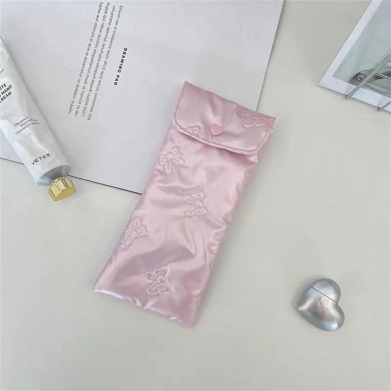 

Bow Glasses Case Women Portable Cotton Padded Anti Crush Sunglasses Storage Bag Cute Eyewear Pouch2026 NEW