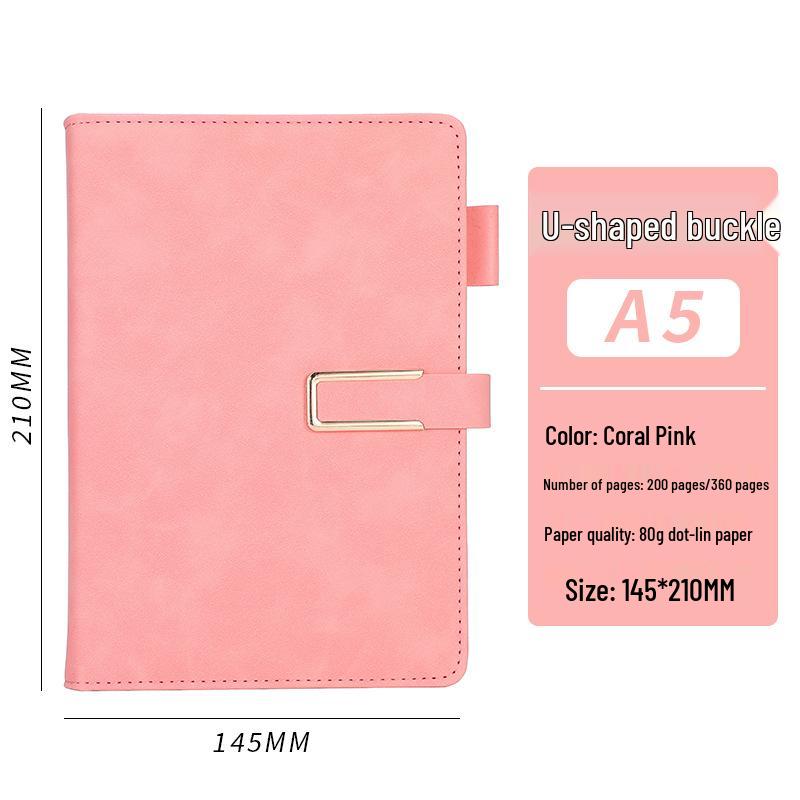 Carnet de Notes Business Épais A5 - Journal Intime Minimaliste, Logo Personnalisable