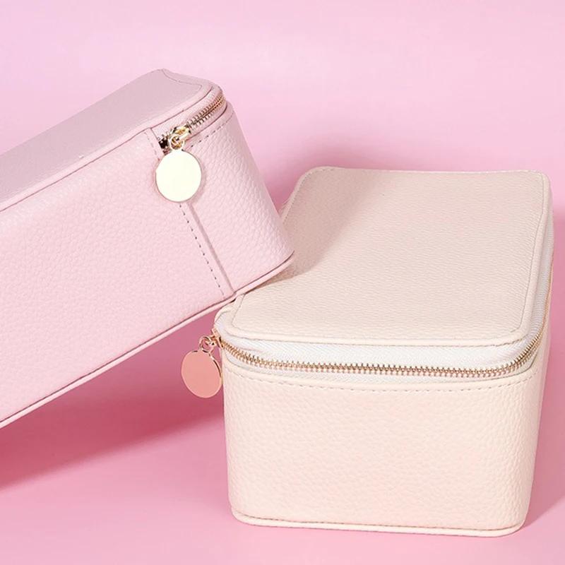 Travelling Jewelry Box Modern Luxury Portable Creative Small Pouch Bag Necklace Organizer Trinkets Storage Boxes Jewelry Display Ornaments Bags Gift