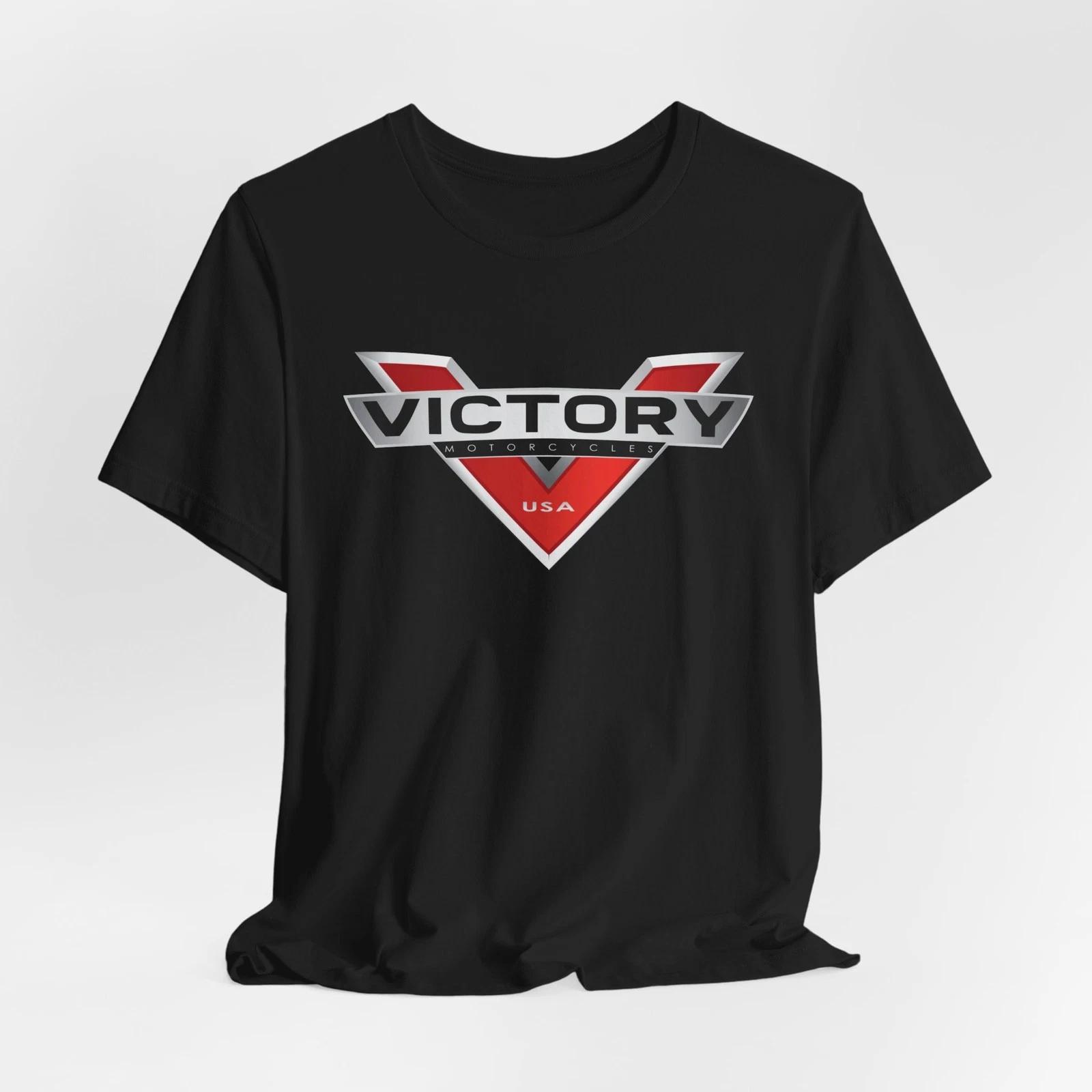 Men s and Women s T-shirts Victory Motorcycles Logo L