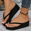 Women's Wedge Sandals: New Summer Large Size Cross-Border Flip-Flops