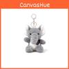 Plush Elephant Keychain With Scarf Cartoon Soft Toy Keyring For Kids Gift