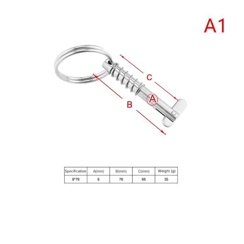 Premium Stainless Steel Quick Release Pin for Instant Setup of Boat Bimini Tops Marine Ready