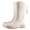 Fashion rain shoes women's medium tube waterproof rain boots women's water shoes outer wear rubber shoes overshoes student water boots