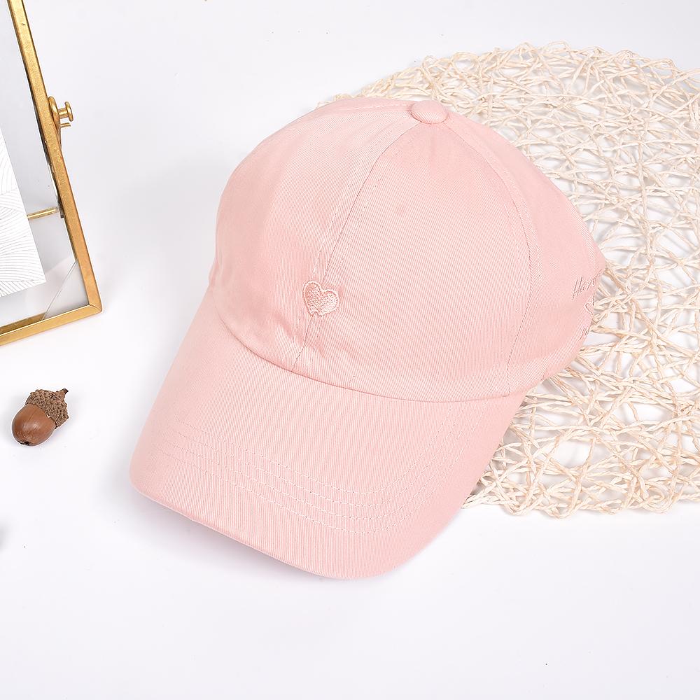 Summer Love Heart Designs Baseball Cap Sweet Women Men Empty Top Hat Sun Shading Sun Hat Classic Solid Color Peaked Caps