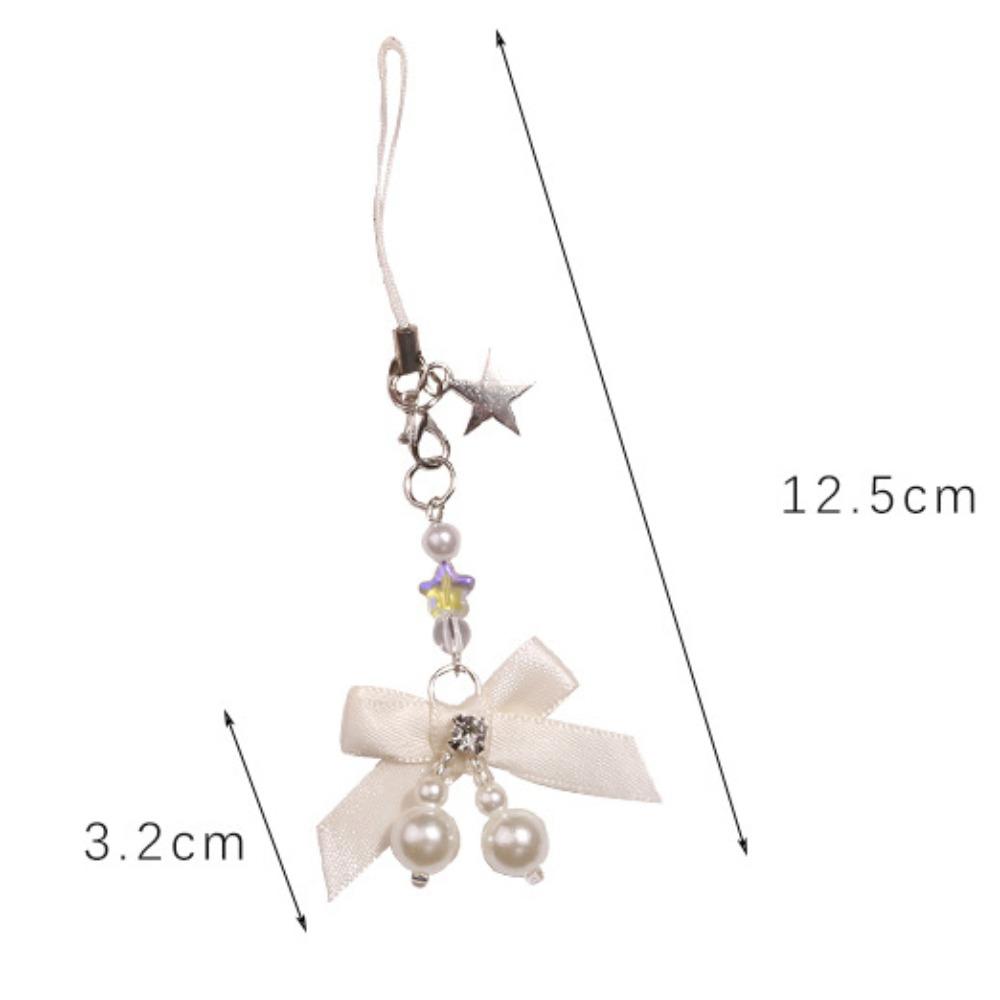 Key Cord Mobile Phone Strap Bow Mobile Lanyard Telephone Jewelry Y2K Phone Chain  Women Girls